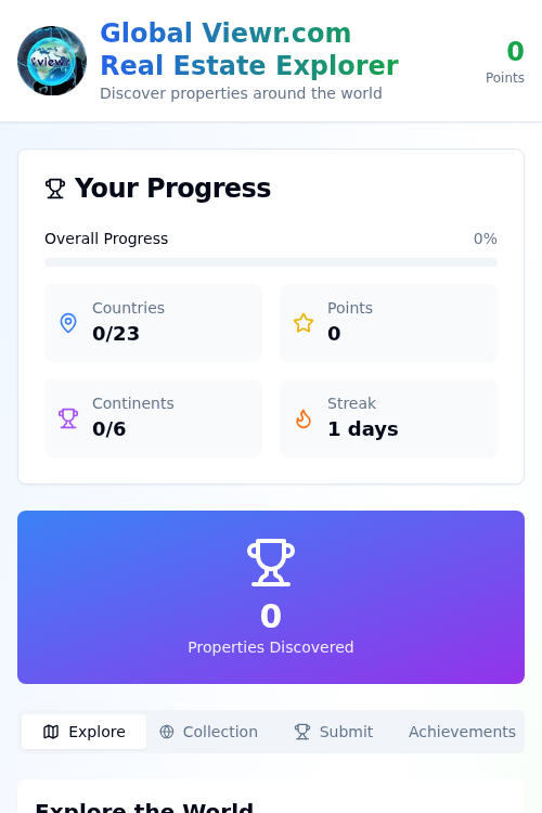 Screenshot of Global VIEWR